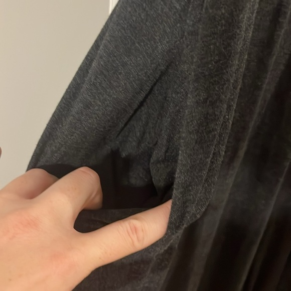 Natural Life Charcoal Gray Oversized Wide Leg Jumpsuit Sz OS - Picture 3 of 9